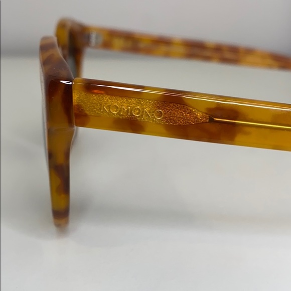 Komono Sunglasses Lulu Caramel Tortoise Cat Eye - Picture 15 of 16